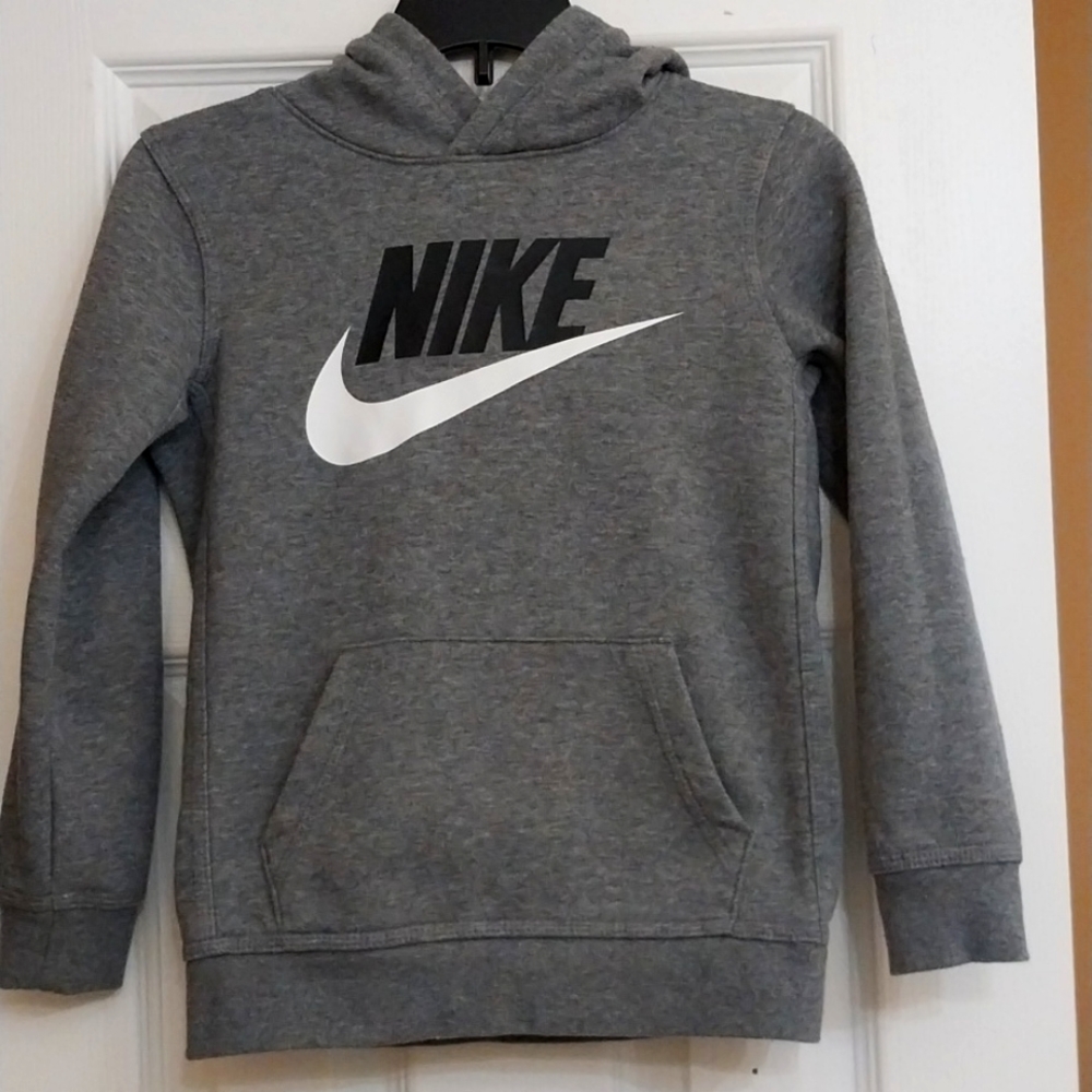 Boy's Gray Nike Hoodie